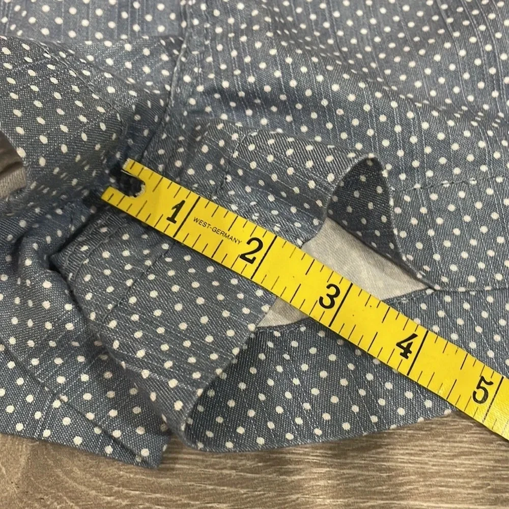 American Rag Cie Polka Dot Shorts Blue White 13